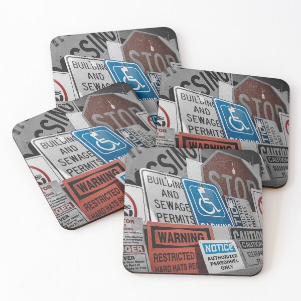 Item preview, Selective Color Vintage Signs Red and Blue designed and sold by HauntedMammoth.