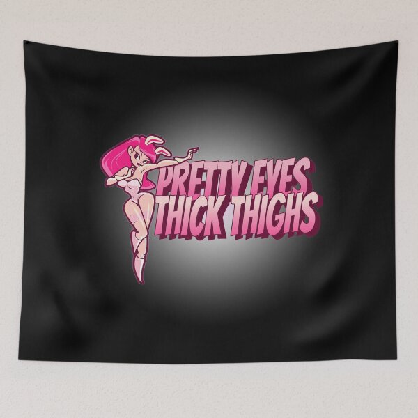 Item preview, Pretty eyes thick thighs - BigGirlareSexy.com designed and sold by BigGirlsareSexy.