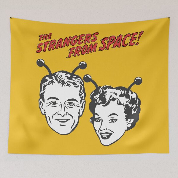 Item preview, Strangers From Space Retro Humans Are Aliens Design designed and sold by acquiesce13.