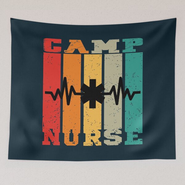 Item preview, Camp Nurse Vintage Rainbow designed and sold by DebbisPalette.