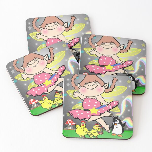 Item preview, Fairy dancing party - penguin and chickens  designed and sold by Shirley cute art .