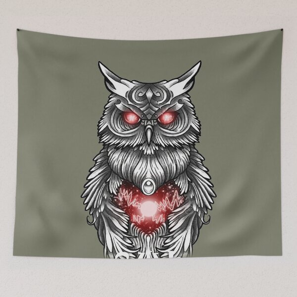 Item preview, owl heart designed and sold by Cliftonn.