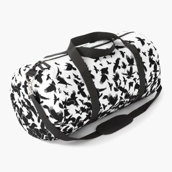 Item preview, Raven Crow Flying Birds Abstract Goth Halloween Pattern designed and sold by GrandeDuc.