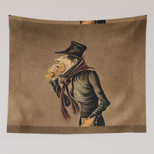 Item preview, Coughing Dickensian man designed and sold by Vintage Designs +.