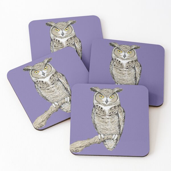Item preview,  Great horned owl designed and sold by Bwiselizzy.