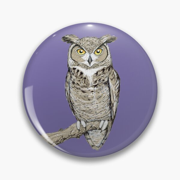 Item preview,  Great horned owl designed and sold by Bwiselizzy.
