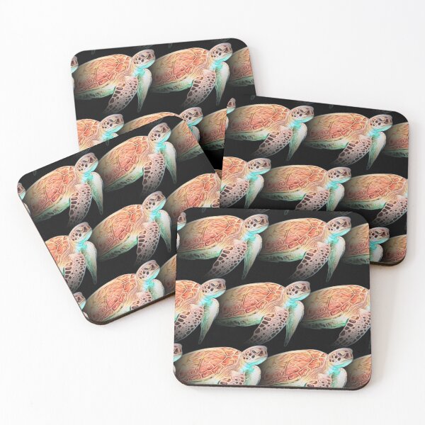 Item preview, Epic japanese turtle pattern  designed and sold by TrippyEarth.