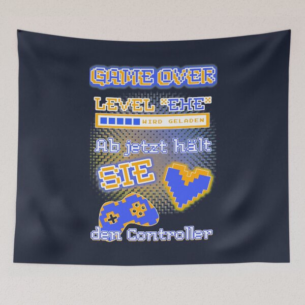 Item preview, GAME OVER - from now on SHE holds the controller JGA designed and sold by REENS_PHOTOS.