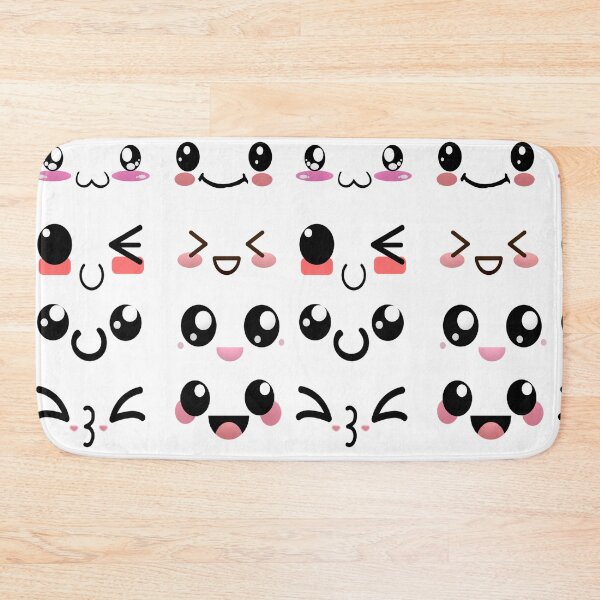 Item preview, Japanese Kawaii Cute Smiley Face designed and sold by Avani01.