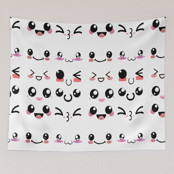 Item preview, Japanese Kawaii Cute Smiley Face designed and sold by Avani01.