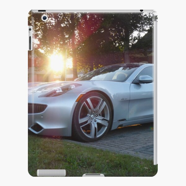2012 Fisker Karma electric supercar against a sunset iPad Snap Case