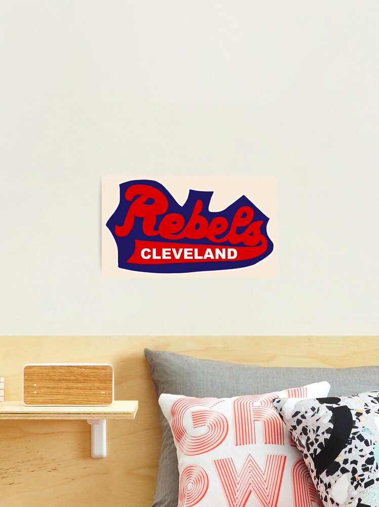 Retro Cleveland Rebels Defunct NBA Basketball Team Design