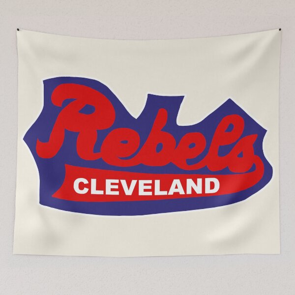 Item preview, Retro Cleveland Rebels Defunct NBA Basketball Team Fan Art designed and sold by acquiesce13.