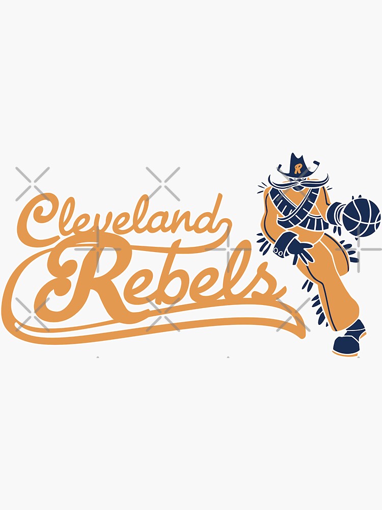 Retro Cleveland Rebels Defunct NBA Basketball Team Design