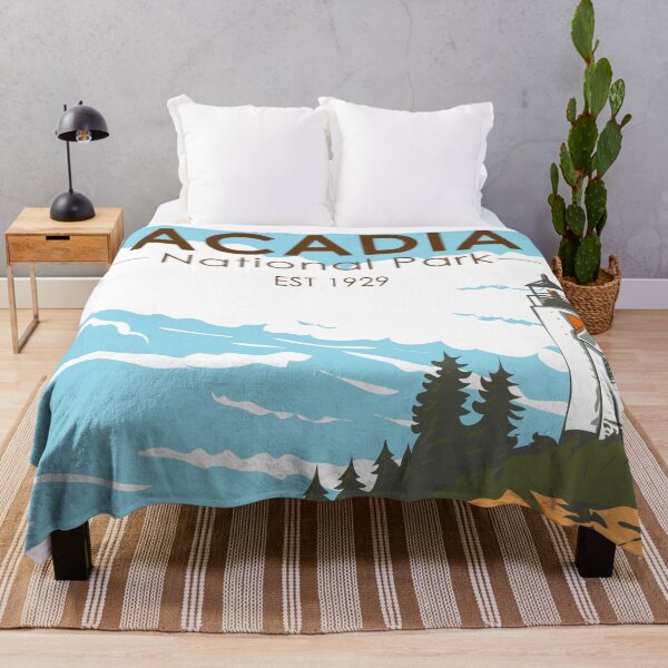 Item preview, Acadia National Park Bar Harbor Lighthouse Maine Vintage designed and sold by KrisSidDesigns.