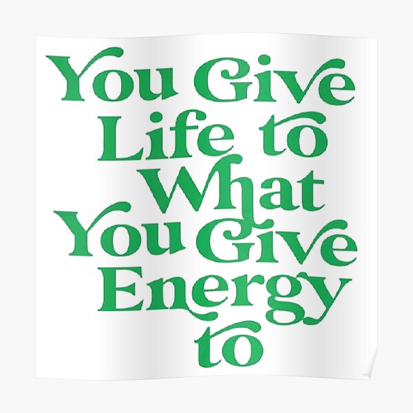 energy <3 . Poster