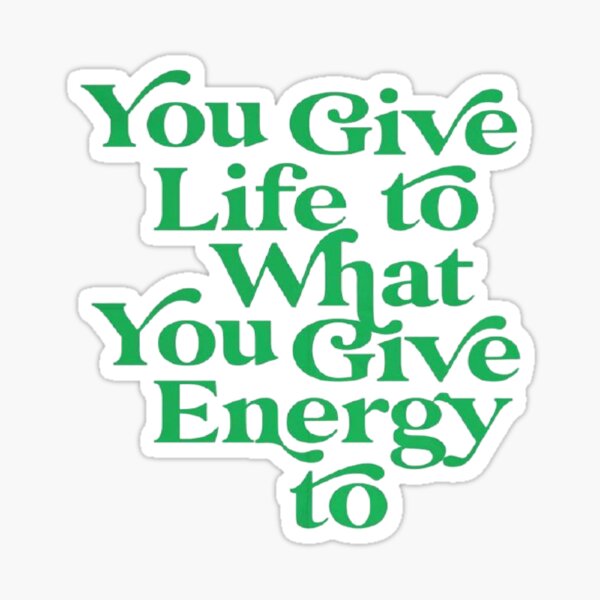 energy <3 . Sticker