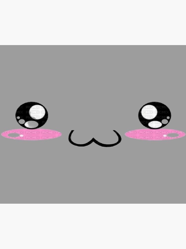 "Cute uwu face funny anime mascot kawaii design" Poster for Sale by