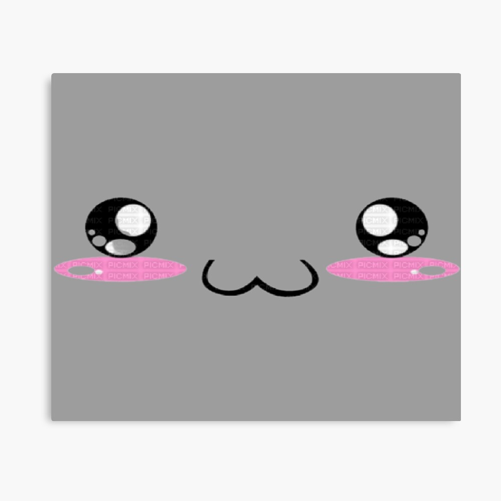 Cute uwu face - funny anime mascot kawaii design Cute uwu face - funny anime mascot kawaii design