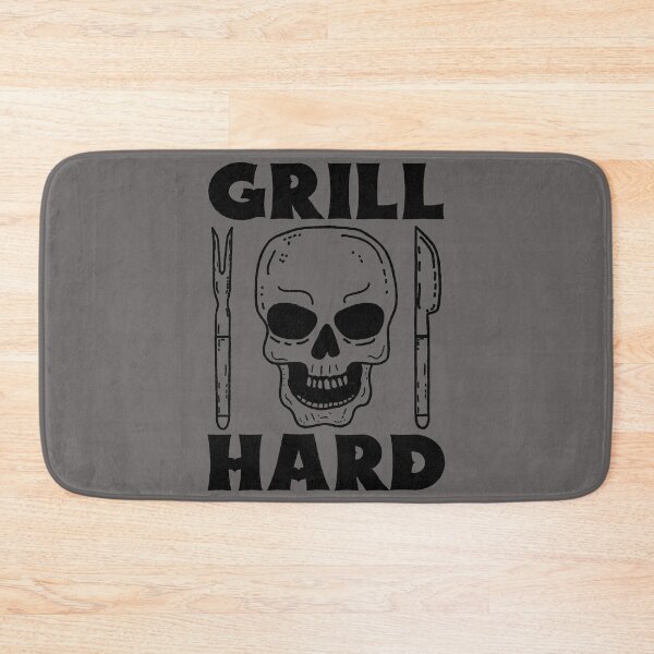 Item preview, Grill Hard, BBQ Grilling Skull designed and sold by Dan66.