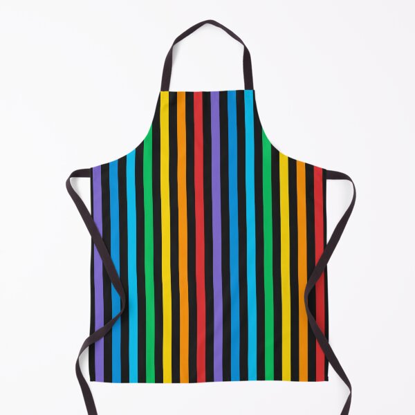 Item preview, “Rainbow Stripes” on black  designed and sold by FarmersCottage.