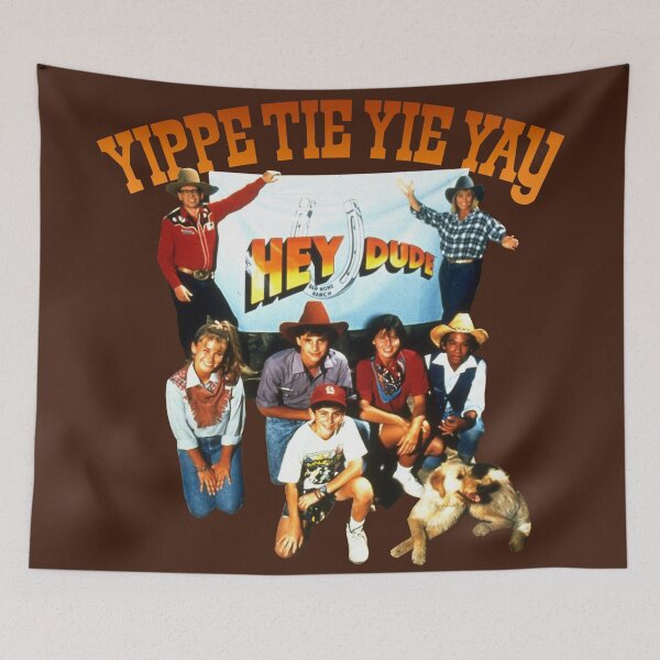 Item preview, Hey Dude Bar None Ranch Retro 90s Cast Tribute designed and sold by 90snerd.