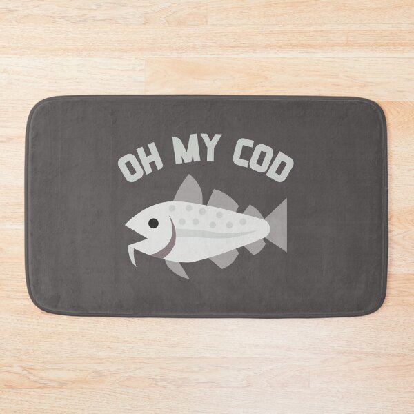 Item preview, Oh my Cod Funny Fishing Pun With a Fish designed and sold by Ensjodesigns.