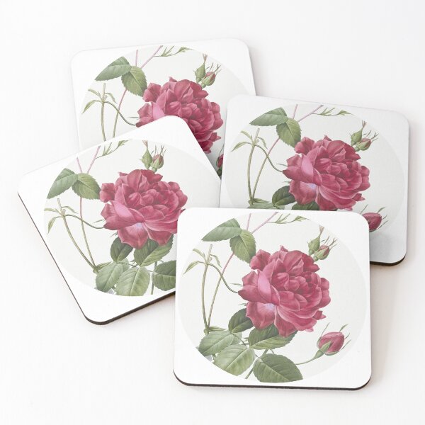 Item preview, Painted roses round stickers designed and sold by wavethreat.
