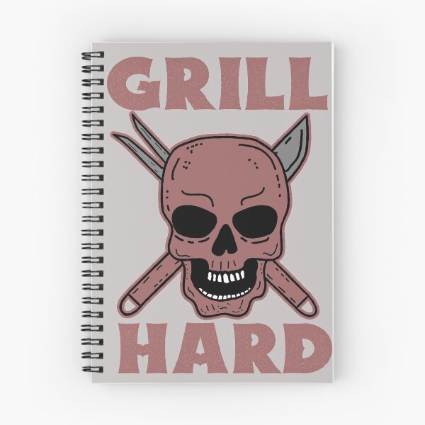 Item preview, l Hard, BBQ Grilling Skull designed and sold by Dan66.