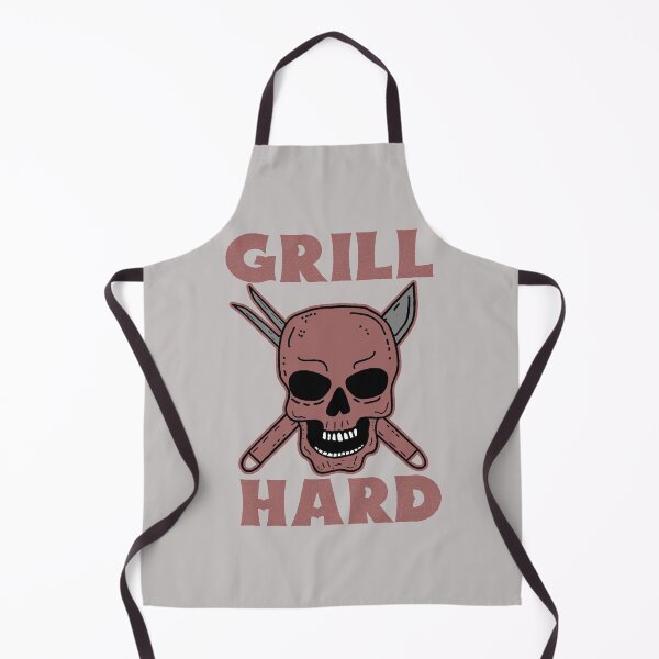 Item preview, l Hard, BBQ Grilling Skull designed and sold by Dan66.