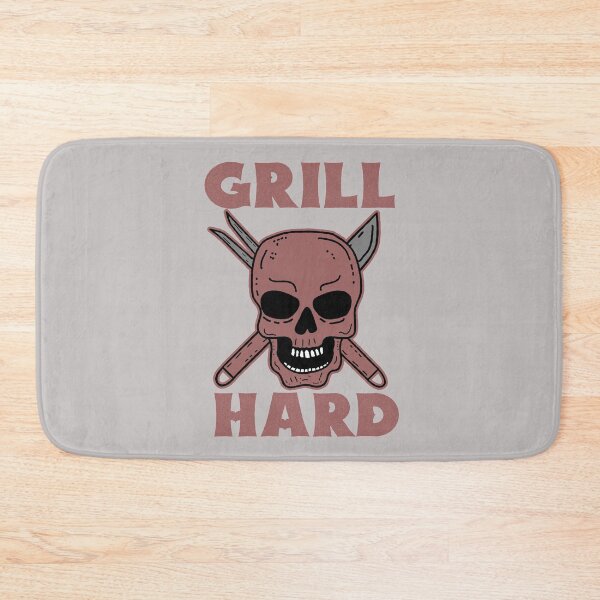 Item preview, l Hard, BBQ Grilling Skull designed and sold by Dan66.