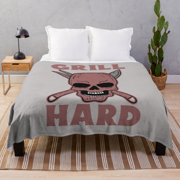 Item preview, l Hard, BBQ Grilling Skull designed and sold by Dan66.