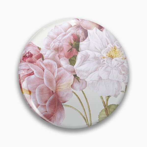 Item preview, Painted roses round stickers designed and sold by wavethreat.