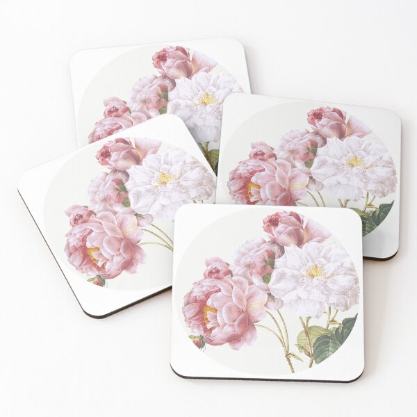 Item preview, Painted roses round stickers designed and sold by wavethreat.