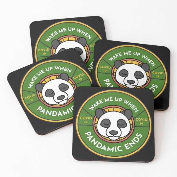 Artikelvorschau, Weck mich auf, wenn Pandamic endet - Pandemic Panda Puns Covid 19 entworfen und verkauft von Ranggasme.