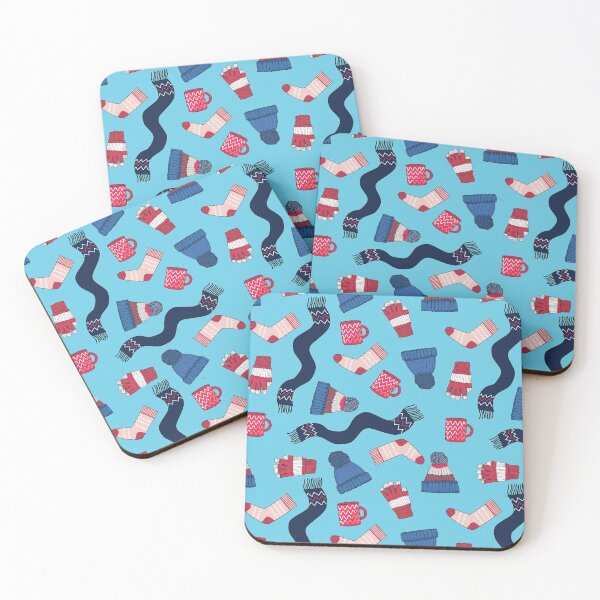 Item preview, Winter Sticker Pack Light Blue Pattern designed and sold by keeleypost.
