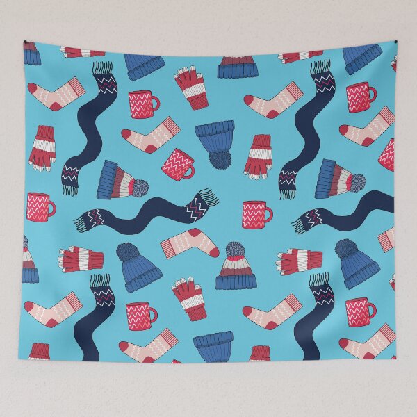 Item preview, Winter Sticker Pack Light Blue Pattern designed and sold by keeleypost.