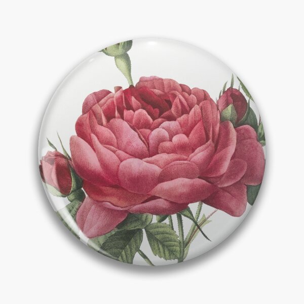 Item preview, Painted roses round stickers designed and sold by wavethreat.