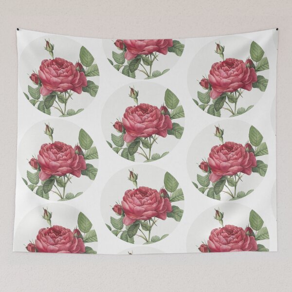 Item preview, Painted roses round stickers designed and sold by wavethreat.