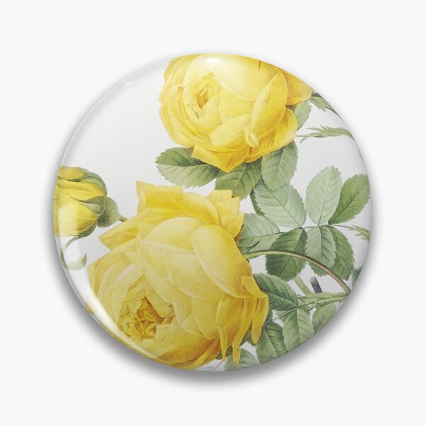 Item preview, Painted yellow roses round stickers designed and sold by wavethreat.