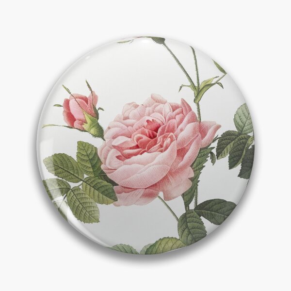 Item preview, Painted pink roses round stickers designed and sold by wavethreat.