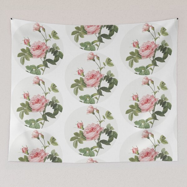 Item preview, Painted pink roses round stickers designed and sold by wavethreat.