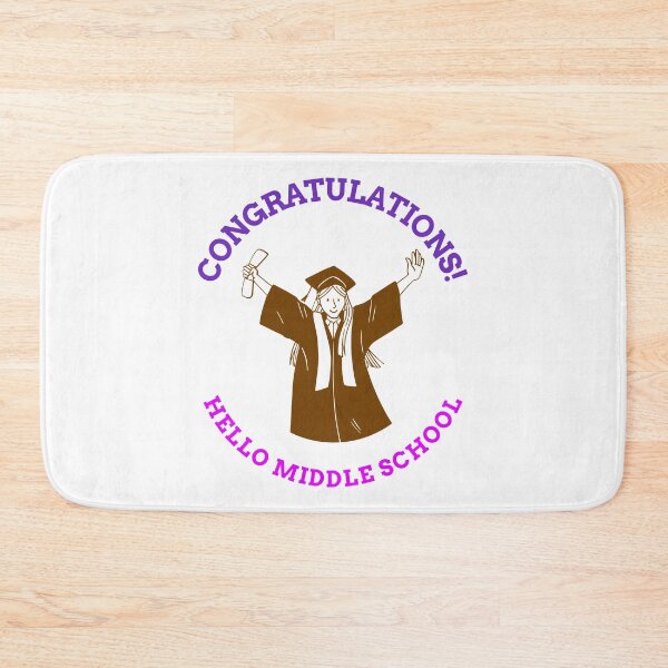 Item preview, Hello Middle School Graduation Elementary School - Adograble designed and sold by Adograble.