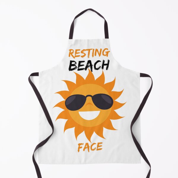 Item preview, Resting Beach Face designed and sold by 52andretired.