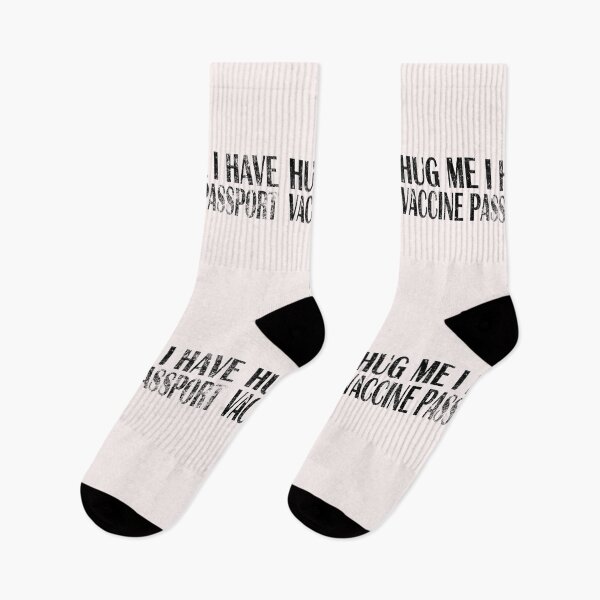 Item preview,  HUG ME I HAVE VACCINE PASSPORT FUNNY COVID 19 INSPIRATIONAL QUOTE designed and sold by Teeses.