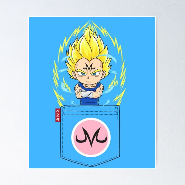 Goku Realistic Super Saiyan Blue Kawaii Chibi Graphic · Creative