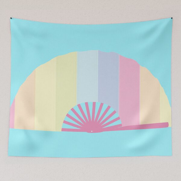 Item preview, kung fu fan rainbow  designed and sold by elvadragon.