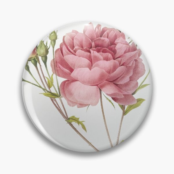 Item preview, Painted pink roses round stickers designed and sold by wavethreat.