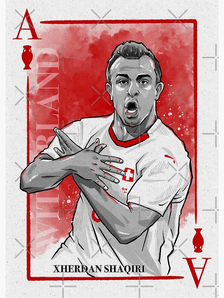 "Xherdan Shaqiri For Euro 2020 Switzerland " Poster For Sale By ...