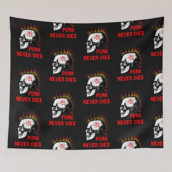 Item preview, Punk never dies designed and sold by MetalSatyrShop.